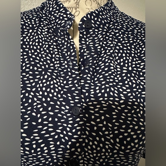 Max Studio Navy/White Maxi Dress . New with out tags, still in great conditions - Picture 5 of 10